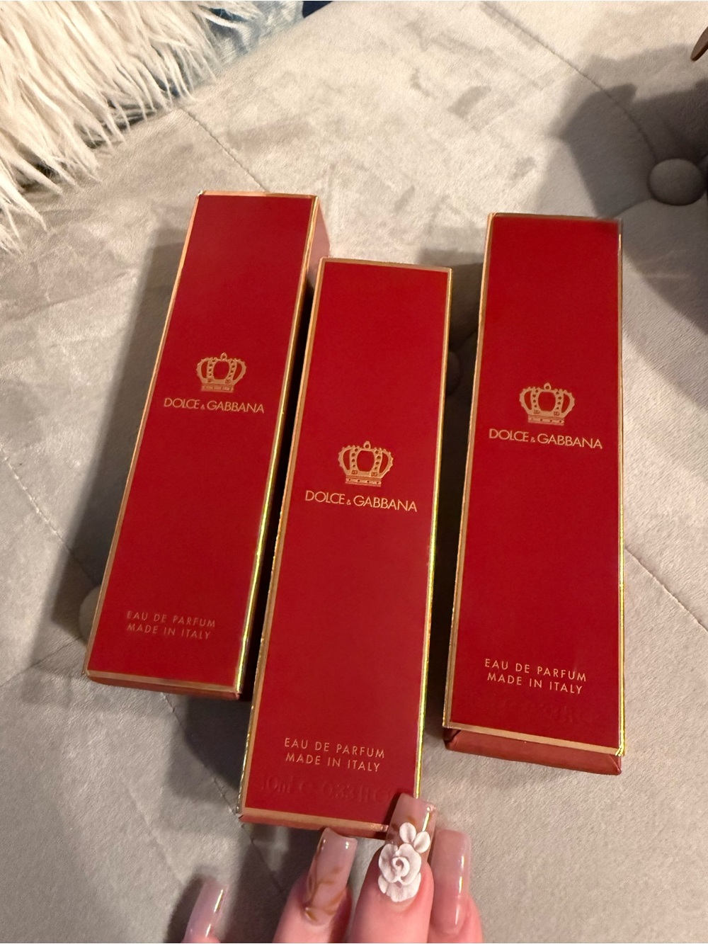 Dolce & Gabbana Red & Gold Eau de Parfum Box 3 pack NWT - Picture 3 of 3